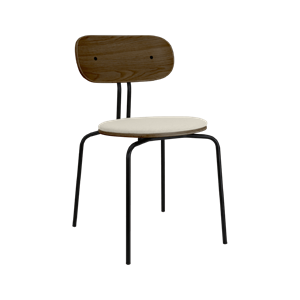 Umage Curious Dining Chair Smoked Oak/ Black/White Sands