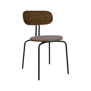 Umage Curious Dining Chair Smoked Oak/ Black/Monrose