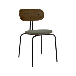 Umage Curious Dining Chair Smoked Oak/ Black/Morning Shadows