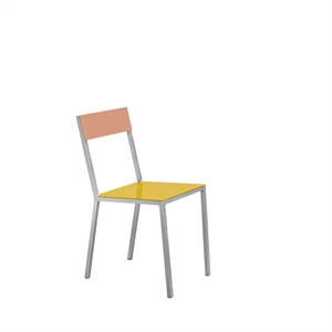 Valerie Objects Alu Dining Chair Yellow/ Pink