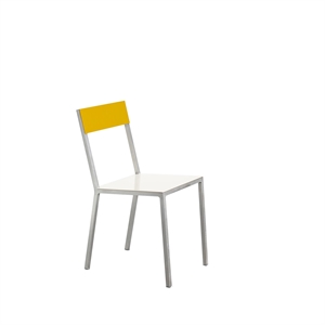 Valerie Objects Alu Dining Chair White/ Yellow