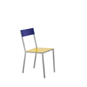 Valerie Objects Alu Dining Table Chair Yellow/Candy Blue
