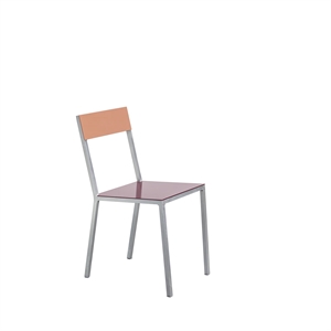 Valerie Objects Alu Dining Table Chair Bordeaux/ Pink