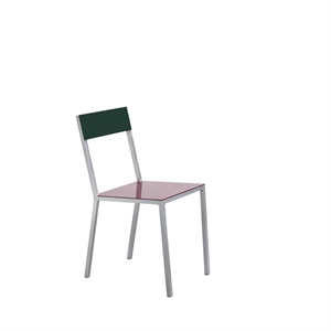 Valerie Objects Alu Dining Chair Bordeaux/Candy Green