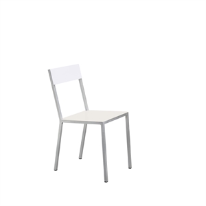 Valerie Objects Alu Dining Chair Ivory/ White