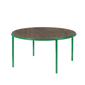 Valerie Objects Wooden Dining Table Ø150 Green/ Walnut