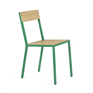Valerie Objects Alu Dining Table Chair Wood/ Green