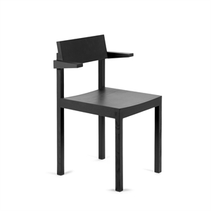 Valerie Objects Silent Dining Chair with Armrest Coal