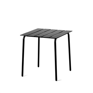 Valerie Objects Aligned Outdoor Dining Table 70x70 Black