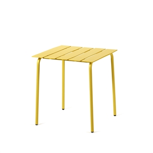 Valerie Objects Aligned Outdoor Dining Table 70x70 Yellow