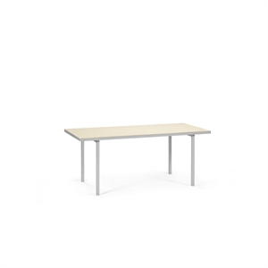 Valerie Objects Alu Dining Table 180x85 cm Ivory