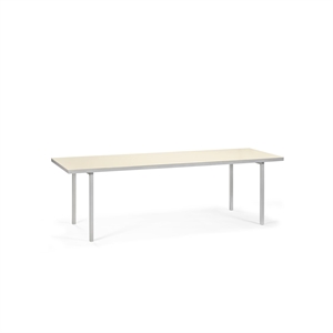 Valerie Objects Alu Dining Table 240x85 cm Ivory