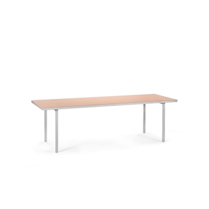 Valerie Objects Alu Dining Table 240x85 cm Pink