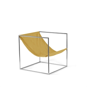 Valerie Object Solo Seat Armchair Stainless Steel/ Yellow
