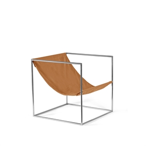 Valerie Object Solo Seat Armchair Stainless Steel/ Pink