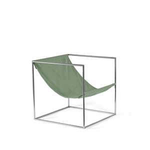 Valerie Object Solo Seat Armchair Stainless Steel/ Green