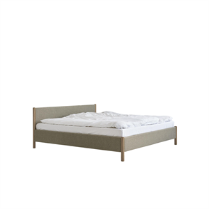 Rye Sleep Veng Bed Frame 140x200 Re-Wool 218/Soap-treated Oak