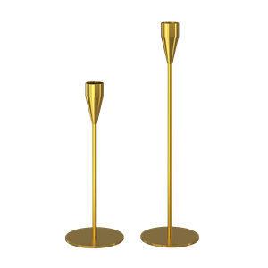 Piet Hein Venus + Jupiter MAXI Candlestick Brass