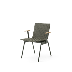 &Tradition Ville AV34 Outdoor Chair With Armrests Bronze Green