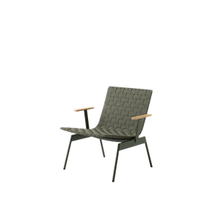 &Tradition Ville AV45 Outdoor Armchair With Armrests Bronze Green