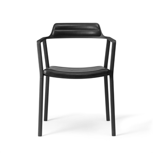 Vipp 451 Dining Table Chair Black Leather