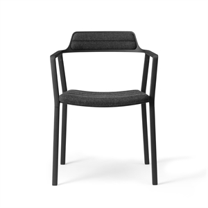 Vipp 451 Dining Table Chair Wool Dark Gray