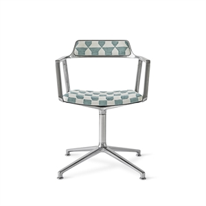Vipp 452 Swivel Swivel Chair Guesthouse Edition Lagrasse France Patterned