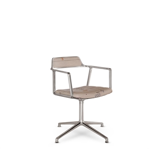Vipp 452 Swivel Swivel Chair Guesthouse Edition Montafon Haus Austria Patterned/Polished