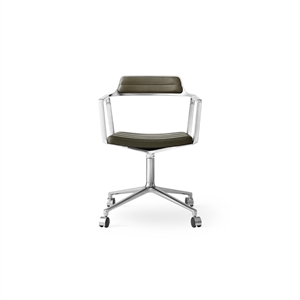 Vipp 452 Swivel Chair Studio Green/ Aluminum