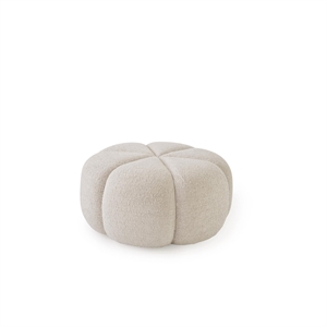 Vipp 655 Pouf Wavy Off White/ Light Gray