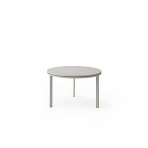 Vipp 714 Open-Air Outdoor Coffee Table Ø60 cm Light Gray/Ceramic