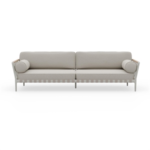 Vipp 720 Open-Air 3-Seater Outdoor Sofa Light Gray
