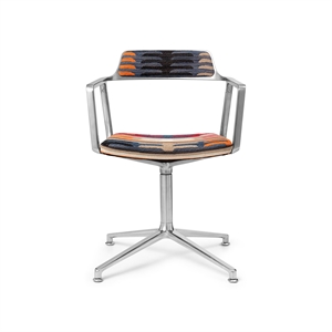 Vipp 452 Swivel Swivel Chair Guesthouse Edition Todos Santos Mexico Jacquard Fabric/ Aluminum