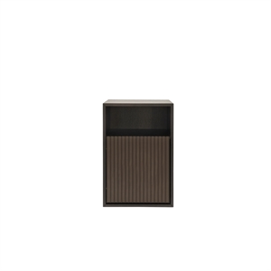 Vipp 672 Wall-Hung Bedside Table Dark Oak