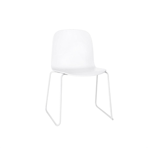 Muuto Visu Dining Chair w. Sled Base White