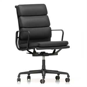 Vitra Soft Pad EA 219 Office Chair With Swivel & High Back Nero