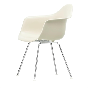 Vitra Eames Plastic DAX Dining Chair With Pebble Armrest