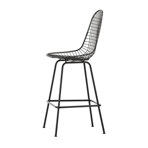 Vitra Eames Wire Bar Stool Medium Black