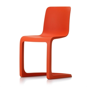 Vitra EVO-C Dining Chair Poppy Red