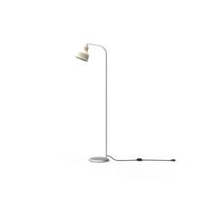 NUAD Avra ​​Floor Lamp Brushed Steel/Crème