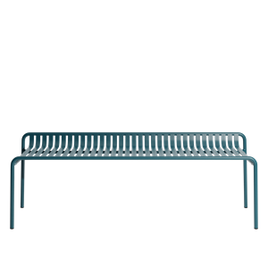 Petite Friture WEEK-END Bench Without Back Ocean Blue