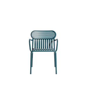 Petite Friture WEEK-END Dining Chair With Armrests Ocean Blue