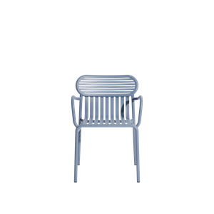 Petite Friture WEEK-END Dining Chair With Armrests Blue Pigeon