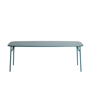 Petite Friture WEEKEND Rectangular Table 85x220 Ocean Blue