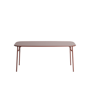 Petite Friture WEEK-END Rectangular Table 85x180 Maroon