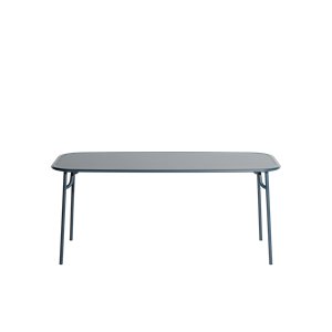 Petite Friture WEEK-END Rectangular Table 85x180 Gray Blue