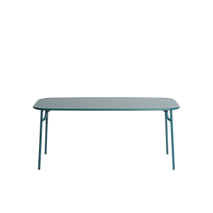 Petite Friture WEEK-END Rectangular Table 85x180 Ocean Blue