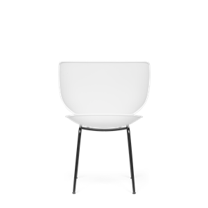Moooi Hana Dining Chair Unpadded Set of 2 White/ Black