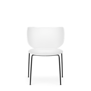 Moooi Hana Dining Chair Unpadded Set of 2 White/ Black Stackable