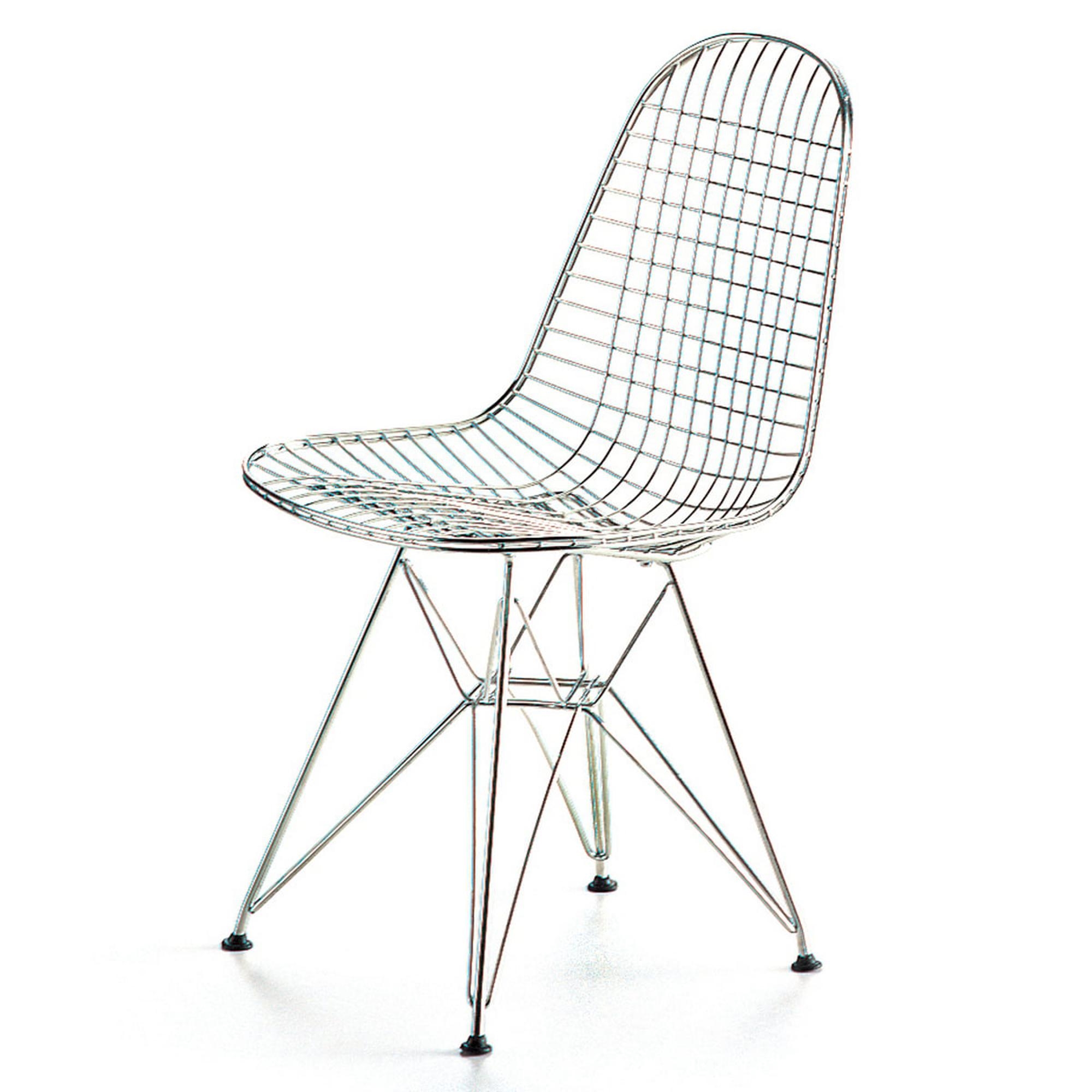 grip analoog terugtrekken Vitra Wire DKR Dining Chair Chrome